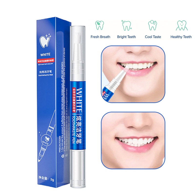 Teeth Whitening Bleaching Kit - Penna Sbiancante per Denti, Gel Professionale