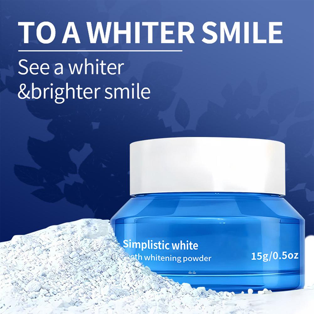 Teeth Whitening App - Polvere Sbiancante per Denti Simplistic White,