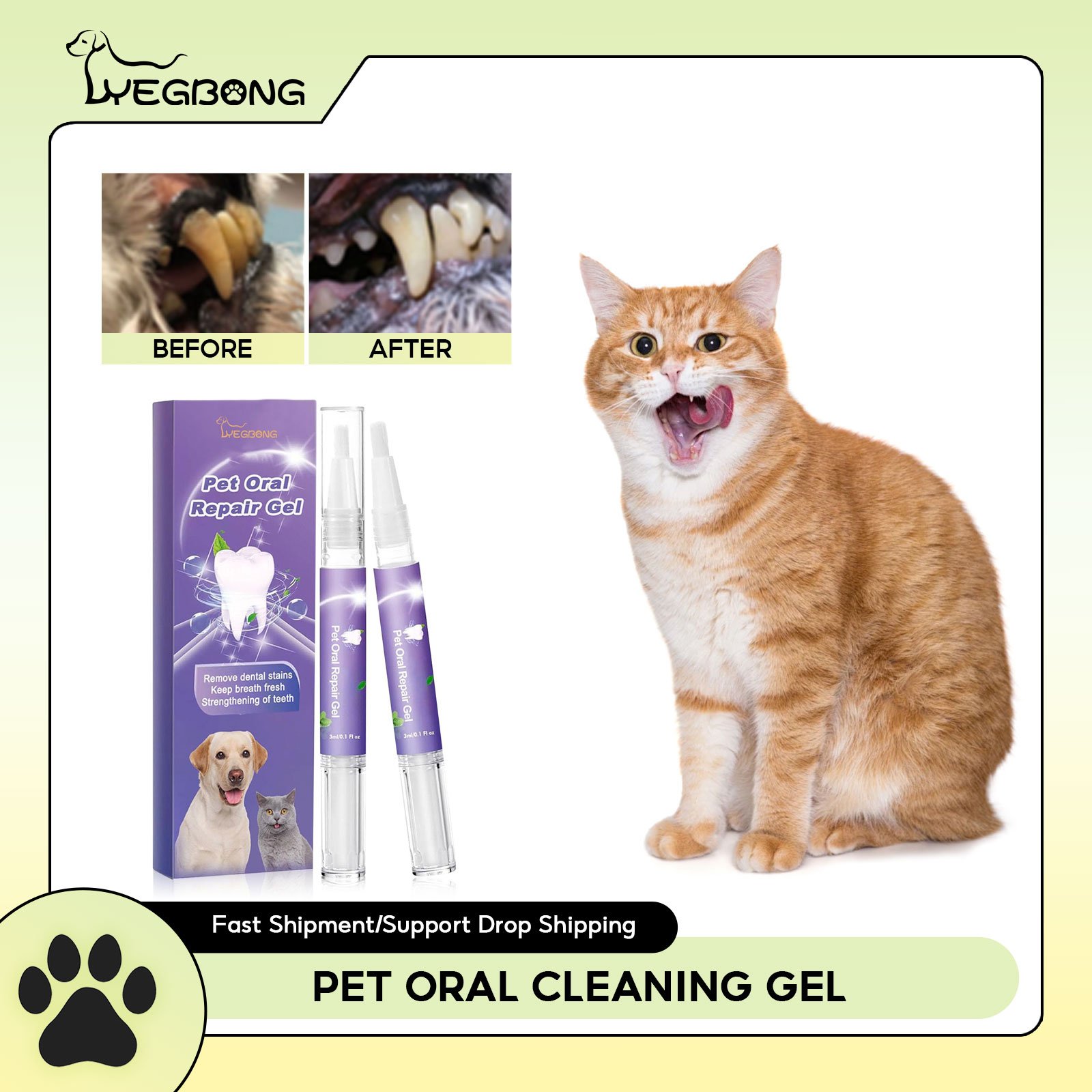 Teeth Whitening App - Gel per la riparazione orale dell'animale