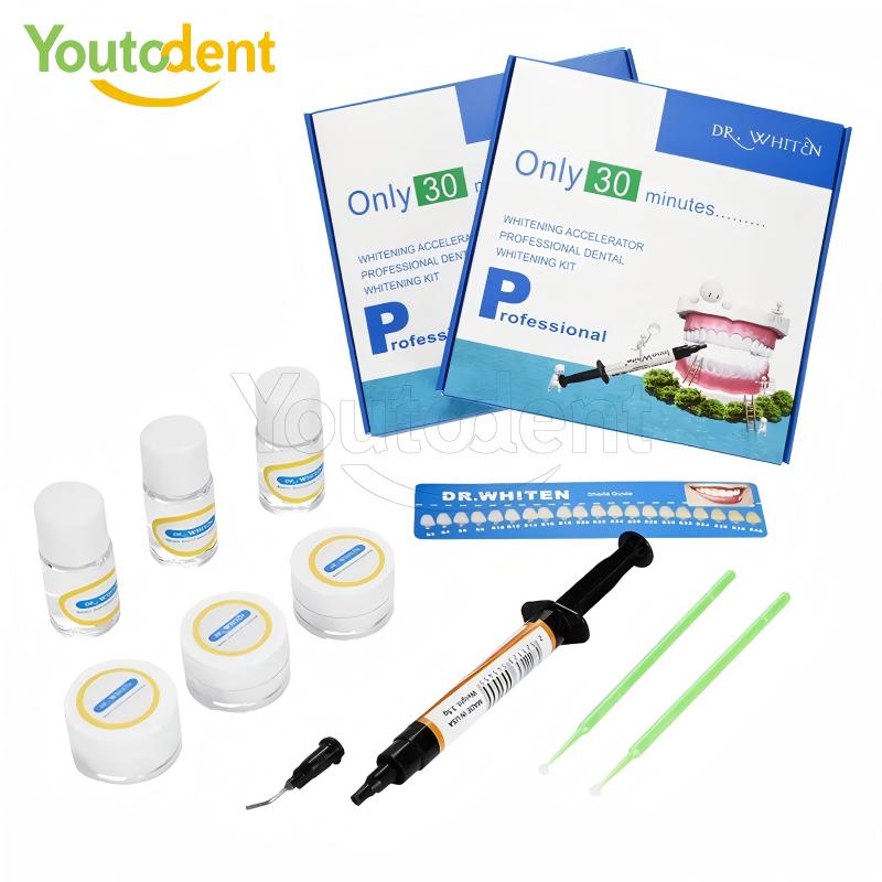 Teeth Whitening Bleaching Kit - Kit di sbiancamento dentale 35% idrogeno