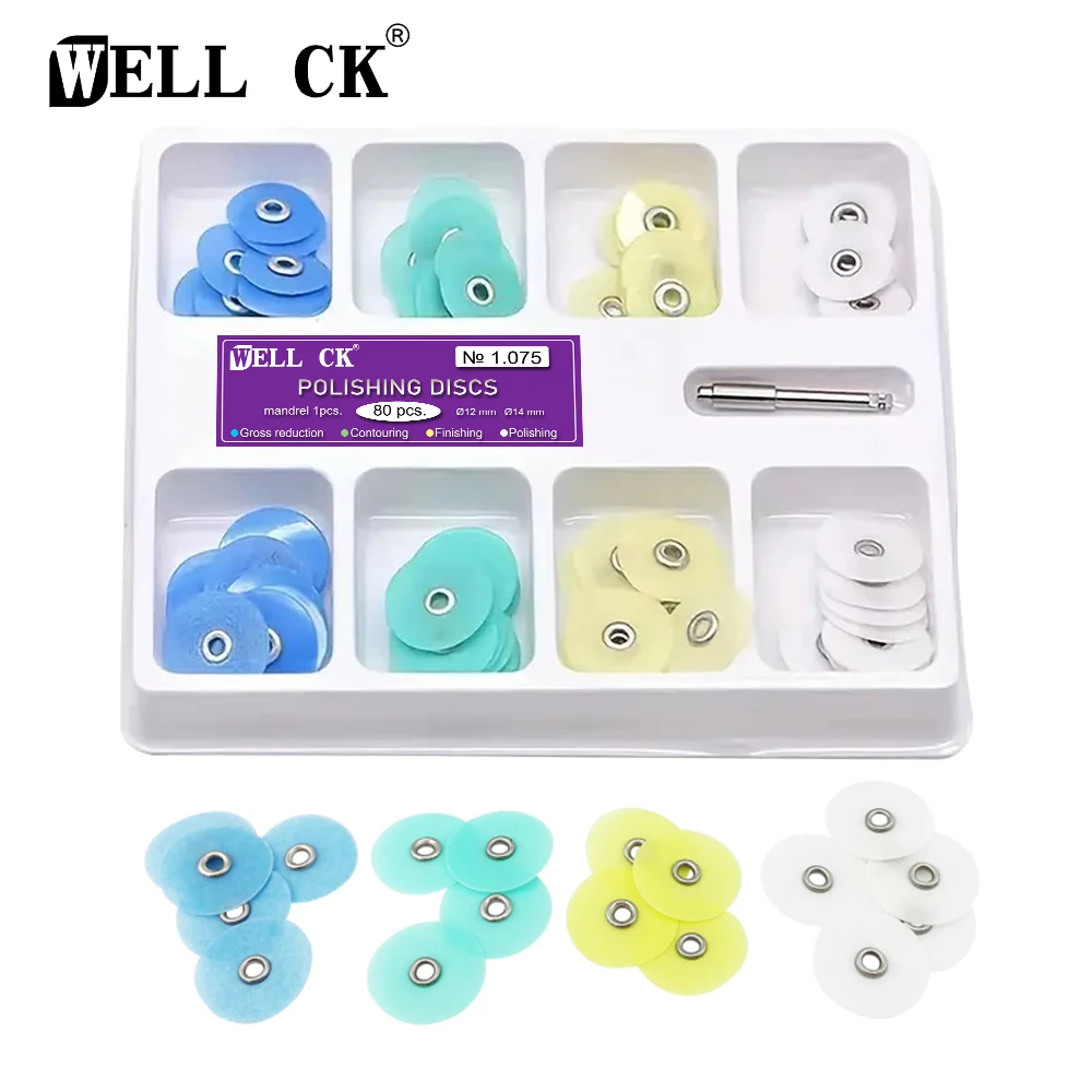 Teeth Whitening Home - WELLCK Dischi per lucidatura dentale Riduzione
