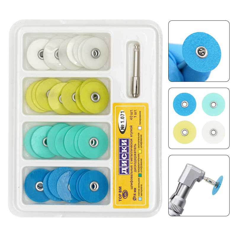Teeth Whitening Home - 40 Pz/scatola Dischi Per Lucidatura Dentale