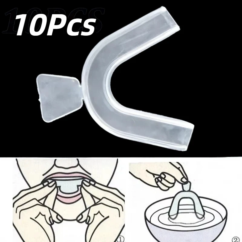 Teeth Whitening Mouth Guard - Set di 10 Protezioni per Denti