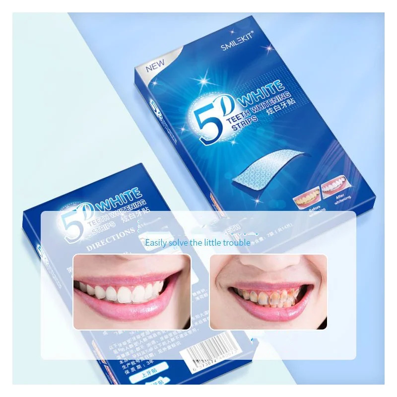1/7/14pair Strisce Sbiancanti  - Teeth Whitening Bleaching Kit recensione e prezzo