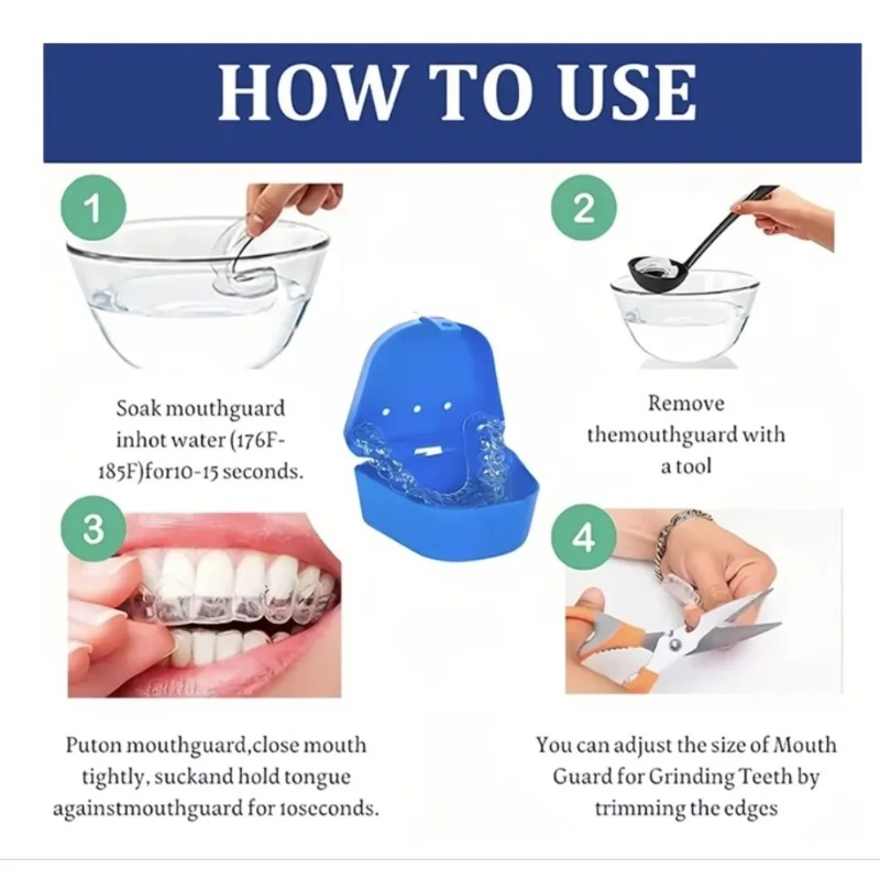 4 Pezzi/Scatola Paradenti Mode - Teeth Whitening Mouth Guard recensione e prezzo