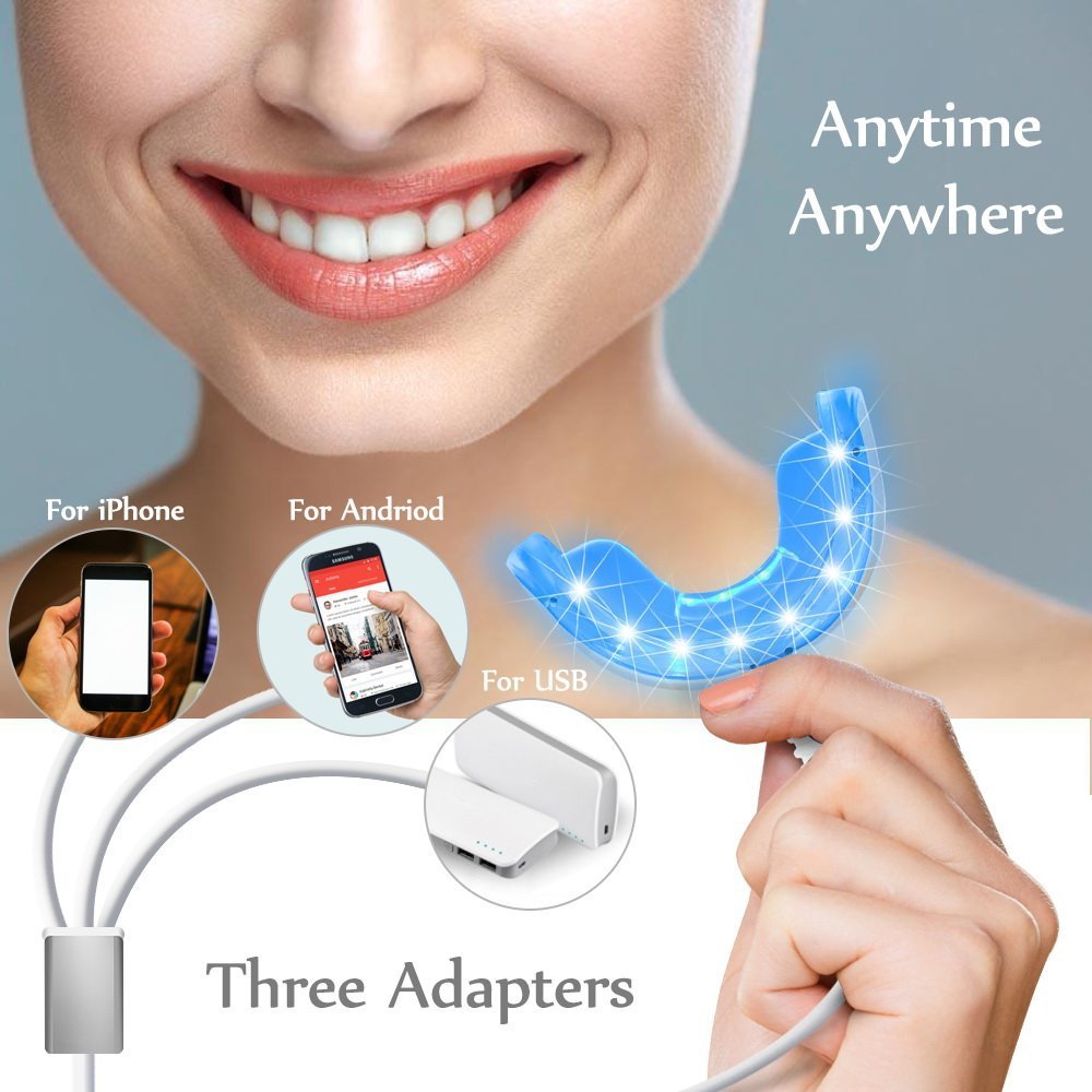 Lampada Sbiancante per Denti 3 - Teeth Whitening With Blue Light recensione e prezzo