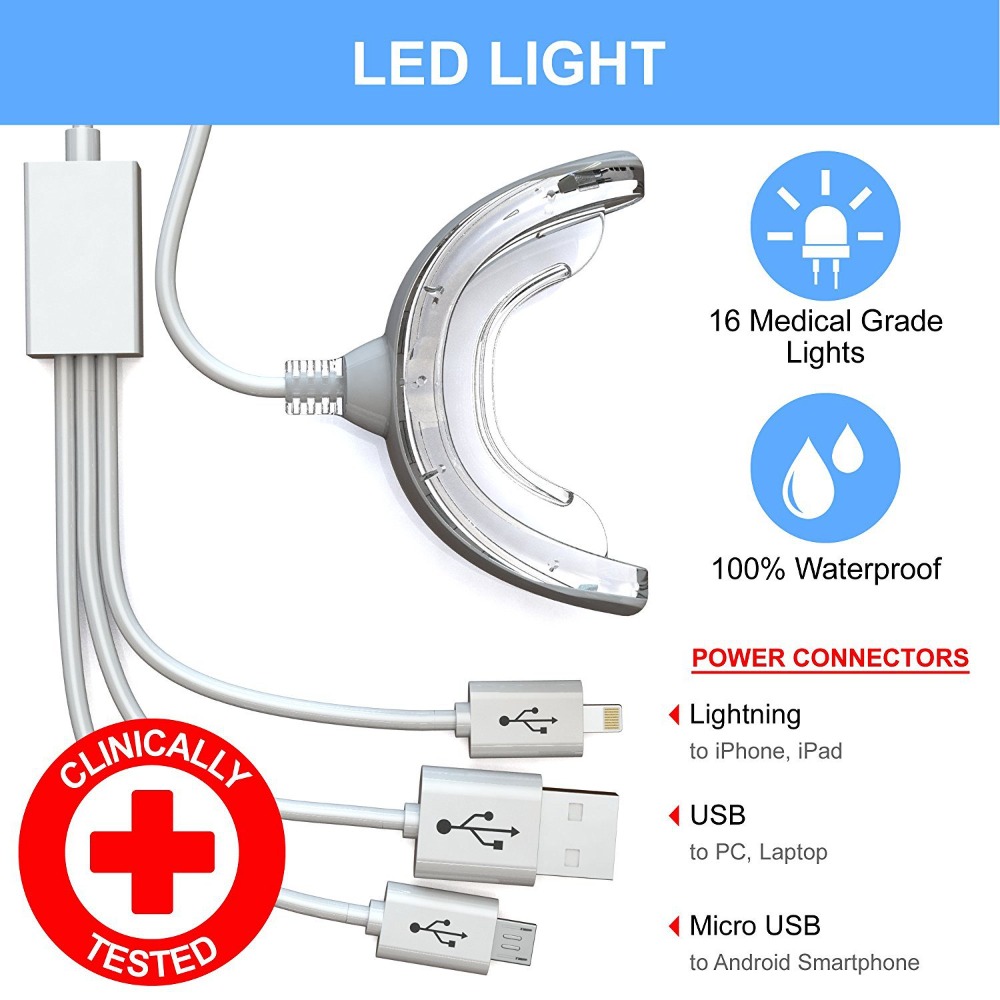 Lampada Sbiancante per Denti 3 - Teeth Whitening With Blue Light recensione e prezzo