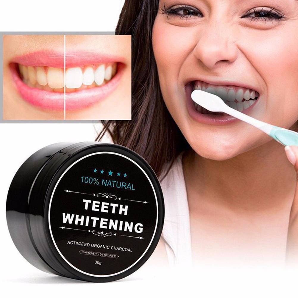 Smalto in polvere di carbone o - Teeth Whitening Filter recensione e prezzo