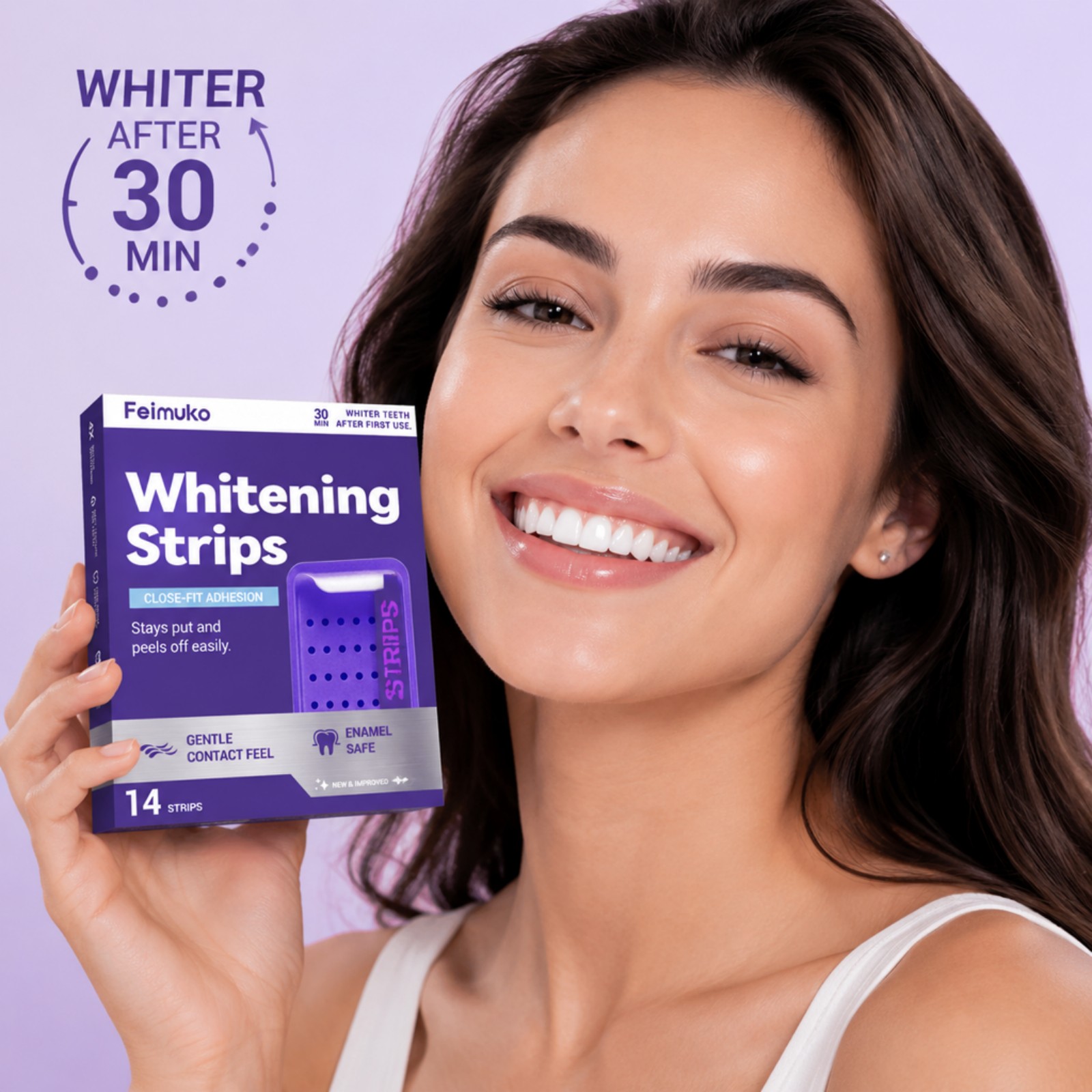 7 strisce sbiancanti viola pre - Teeth Whitening Bleaching Kit recensione e prezzo