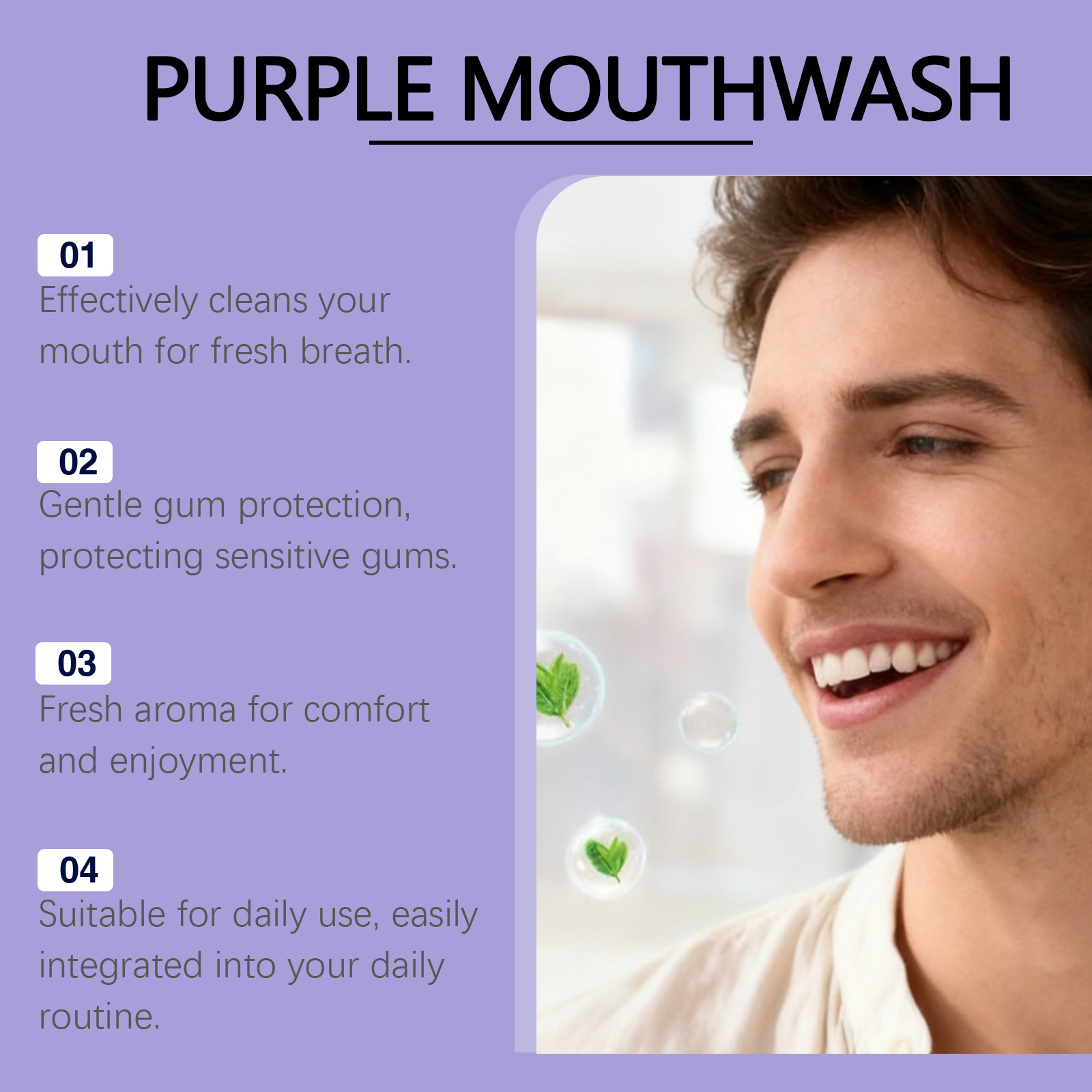 Collutorio viola al gusto natu - Teeth Whitening Xylitol recensione e prezzo