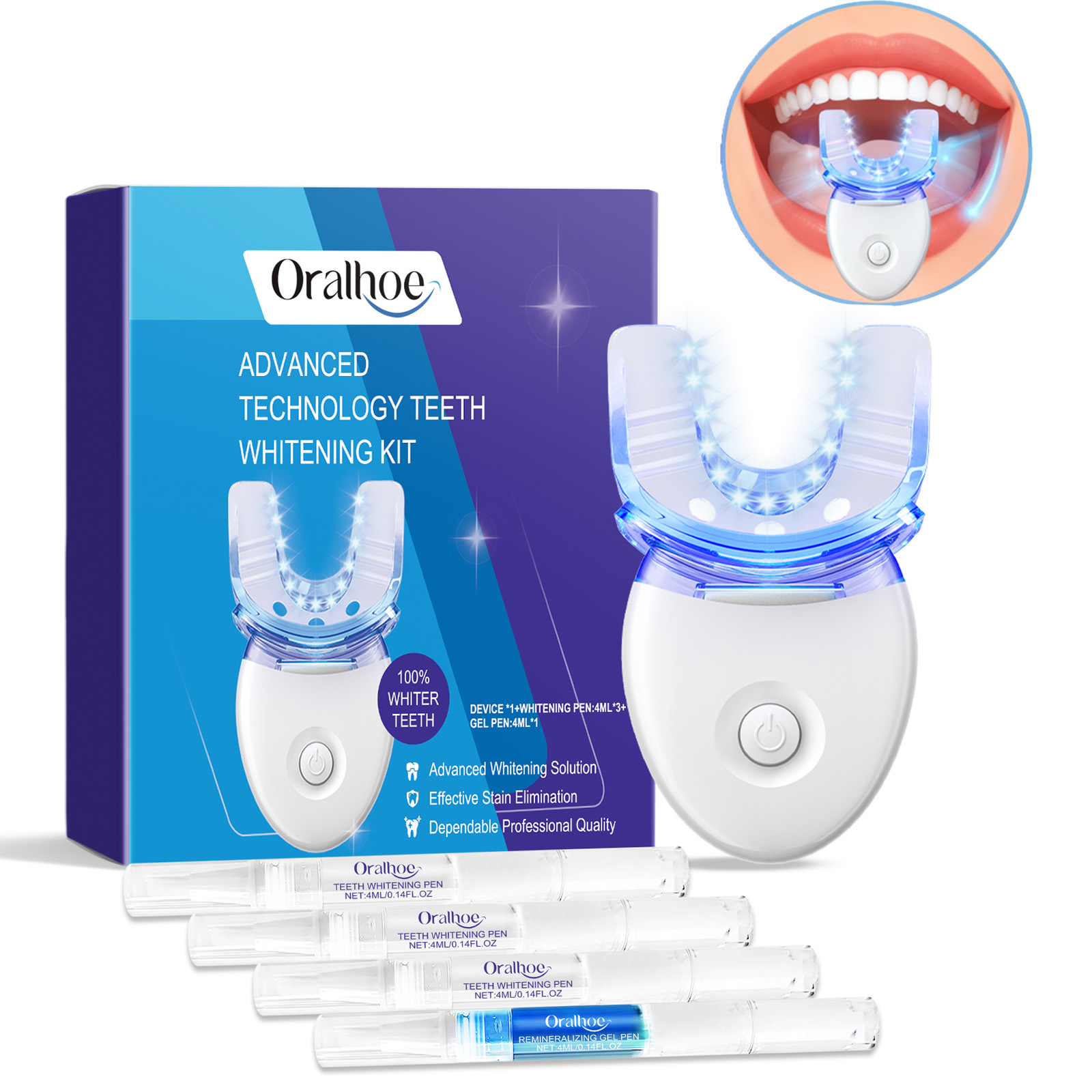 Kit luce LED professionale per - Teeth Whitening App recensione e prezzo
